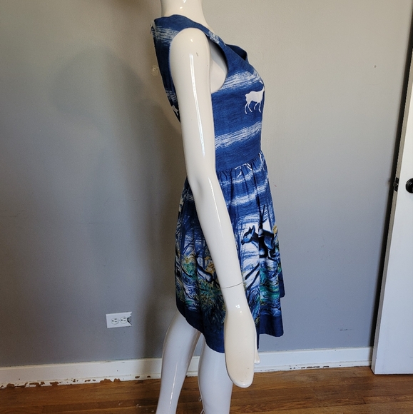 Hell Bunny Montana Mini Dress, BNWT, Size S - Picture 3 of 11